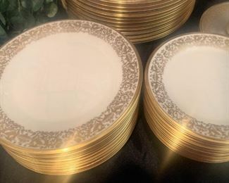 54 pieces of lovely Lenox "Tuscany" china 