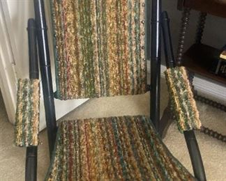 Antique folding rocker