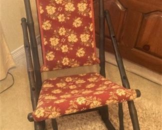 Antique folding rocker