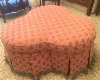 Upholstered ottoman