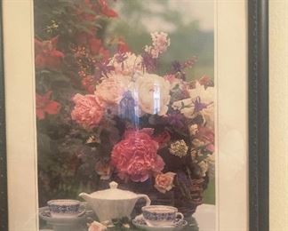 Framed "tea time" art - "Afternoon Tea at Oatlands" (Oatlands Park Hotel)
