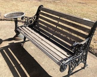 Patio bench