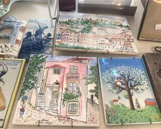 Hand-painted trivets