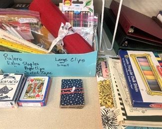 Craft item; playing cards