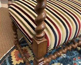Antique barley twist chair