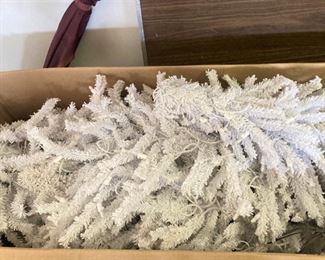 White Christmas tree