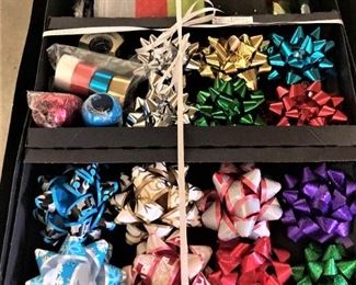 Christmas wrapping supplies