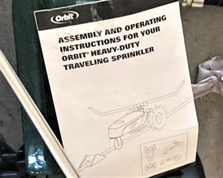Orbit heavy-duty traveling sprinkler