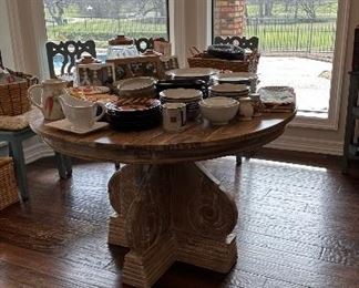 Kitchen items, dishes, serving pieces, china