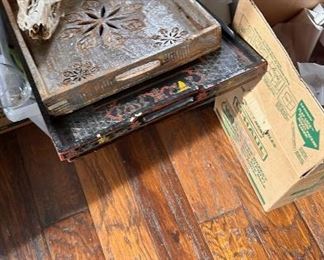 Trays, skull mounts