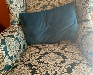 Wingback Chair - 33 w x 37h.  Seat-21w x 25dx 19h