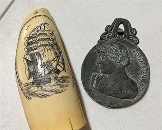 Scrimshaw tooth reproduction 