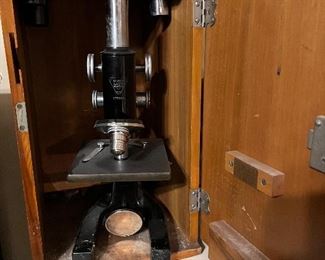 Bausch & Lomb microscope with case