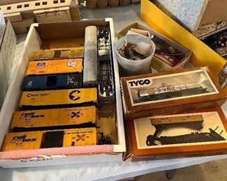 Train cars and engines....