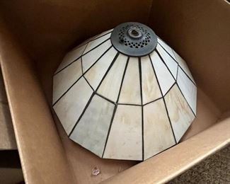 Stained glass lamps and shades.....