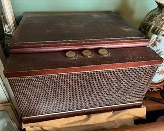 Vintage record player..