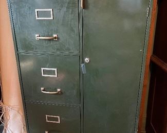 Metal file cabinet