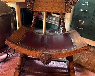 Antique wood chair...