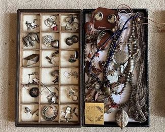 Costume and sterling silver jewelry....