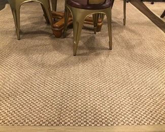 Two 8x10 Natural Fiber Rug Lightly used in AirBNB for Six months