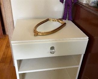 White nightstand