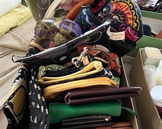 Cosmetic bags and wallets!