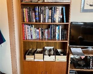 Bookcase and books!