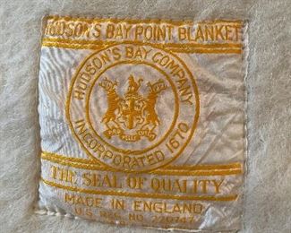 Hudson's Bay 4 point blanket 72" x 92"
