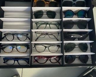 Huge collection of designer sunglasses