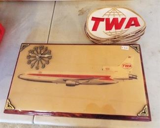 TWA Clock and Patches