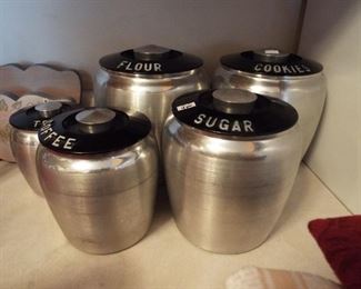 Vintage Canister Set  Vintage Cookie Canister