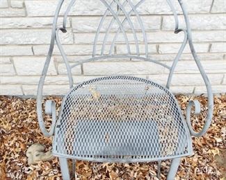 Patio chair and stool