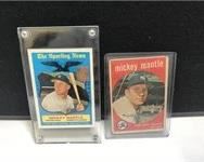 Lot 206 Baseball- 1959 #10 Mickey Mantle