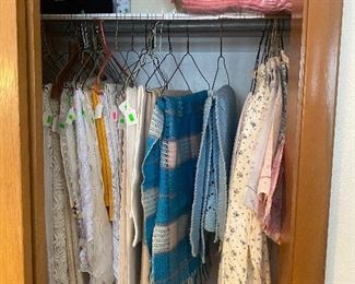 Linens and blankets, tableclothes