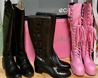 Arias, Ecco, & Pink Boots