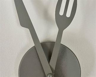 Fork & Knife Clock