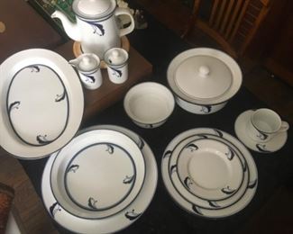 DANSK. "FLORA" MANY, MANY PIECES