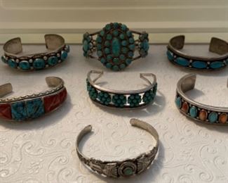 HANDMADE TURQUOISE & STERLING JEWELRY