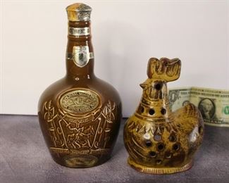 Whisky Decanter and Chicken Lantern