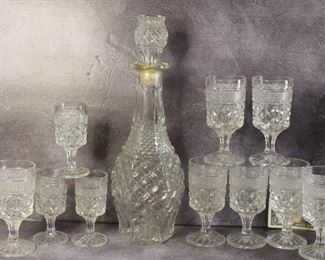 Wexford Stemmed Glasses with Decanter