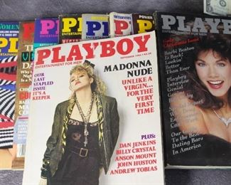 Lots of Playboy Magazines