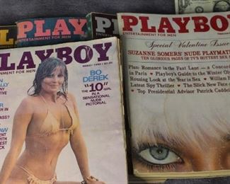 Lots Of Playboy Magazines
