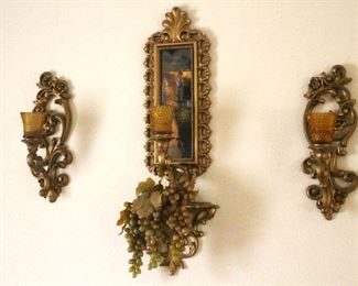 MCM Gold Wall Decorations