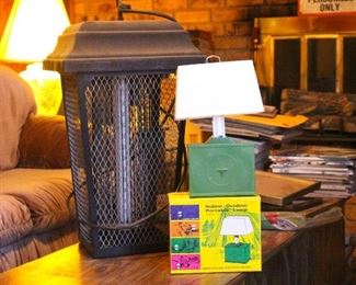 Very Large Electric Bug Zapper and Lantern Lamp