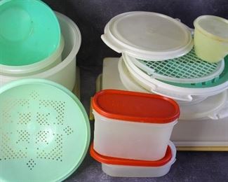 Large Lot of Vintage Tupperware