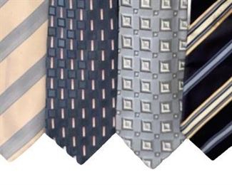 Ties including Prada, Zegna
