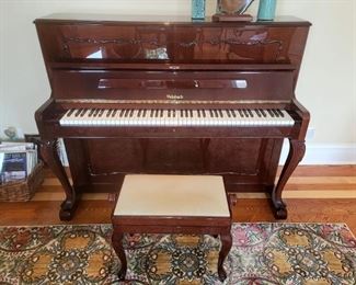 Weinbach piano. 55"w x 21"d x 46"h. Bought in 2003. Last Edition made in Czech Republic