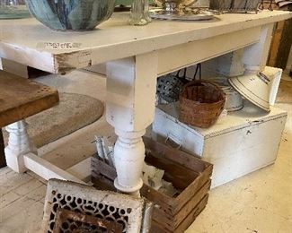 Antique iron/metal vent grates
Corbels, tin panels
Architectural salvage 