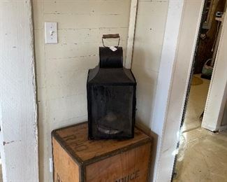 Old coffee tea crate