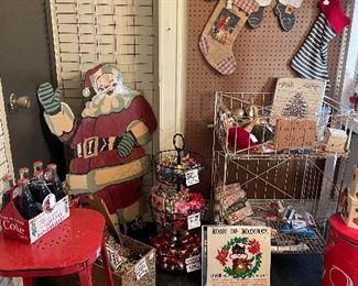 Vintage Christmas decor
Santa and more